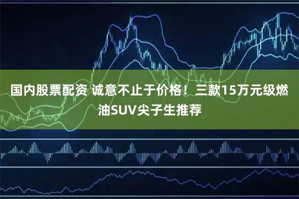国内股票配资 诚意不止于价格！三款15万元级燃油SUV尖子生推荐